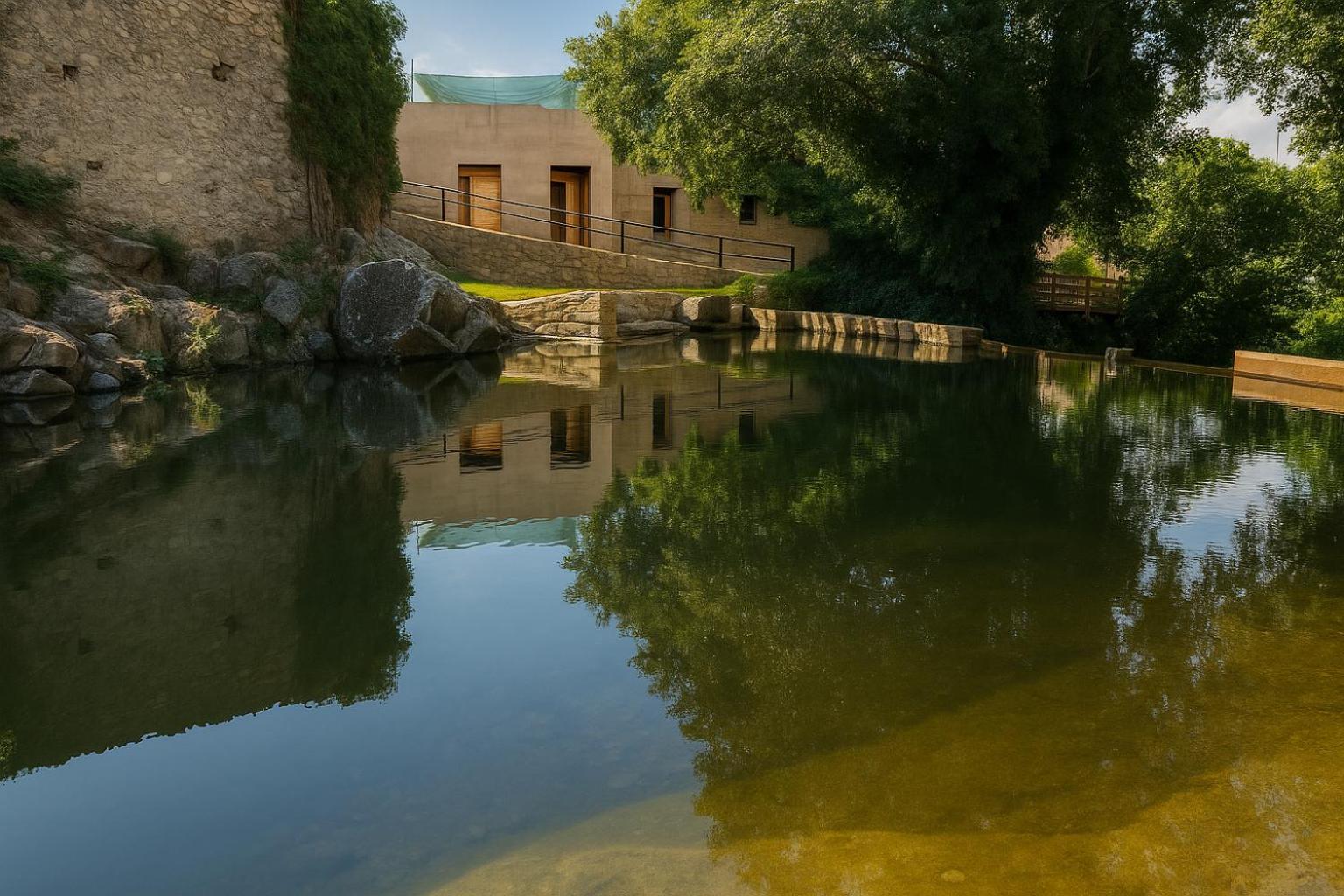 Casa Rural Arbequina-Piscina Natural A 100 Metros Casas del Monte Ngoại thất bức ảnh
